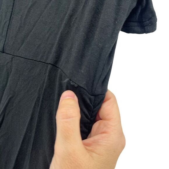 Kimi + Kai Maternity‎ Gown Off Shoulder Black Maxi Dress Abigail Formal Size M - Picture 7 of 9